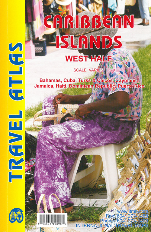 Caribbean Islands: West Half Travel Atlas