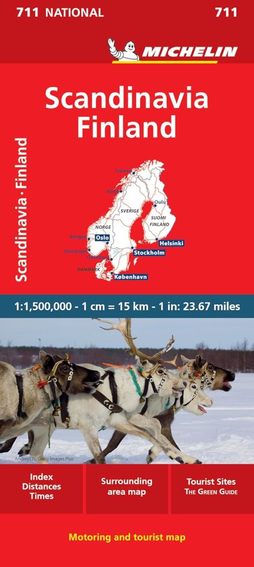 Scandinavia & Finland, Michelin National Map 711