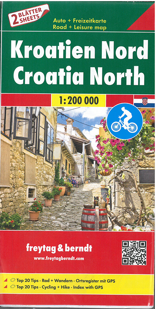 Croatia North - Croatia South, Freytag Road & Cycle Route Set