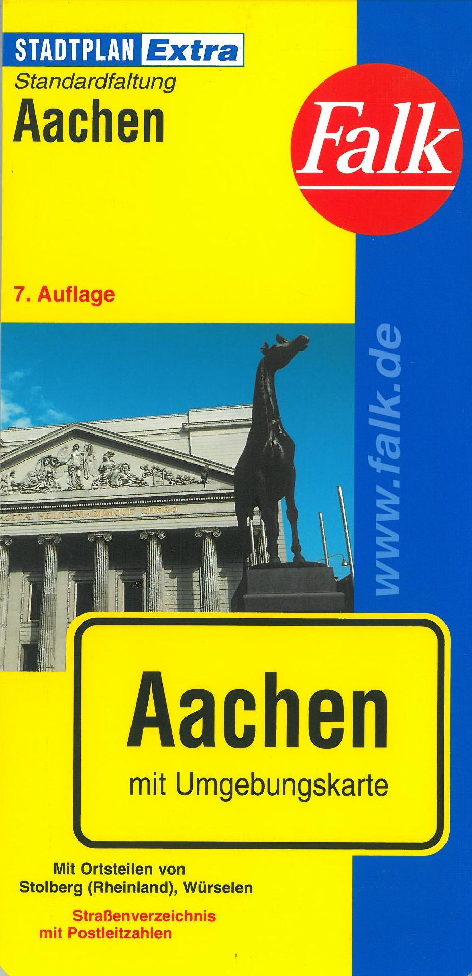 Aachen, Falk Extra 1:20 000