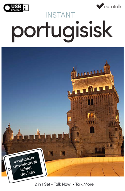 Portugisisk begynder- og parlørkursus USB & download