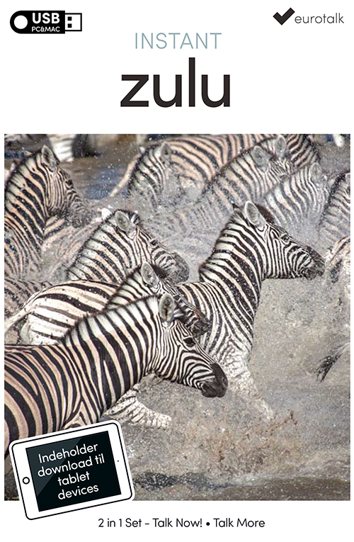 Zulu begynder- og parlørkursus USB & download