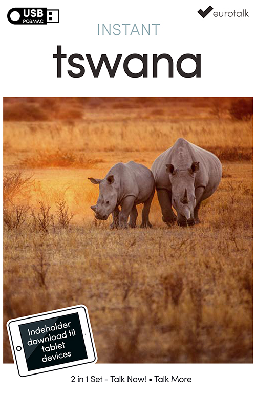 Setswana begynder- og parlørkursus USB & download