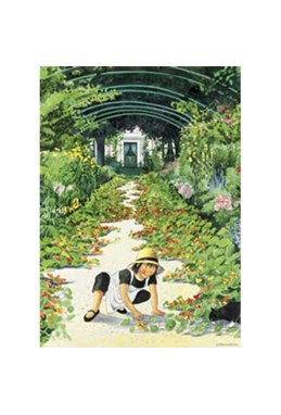 Linnea i målarens trädgård (krassegången) - plakat