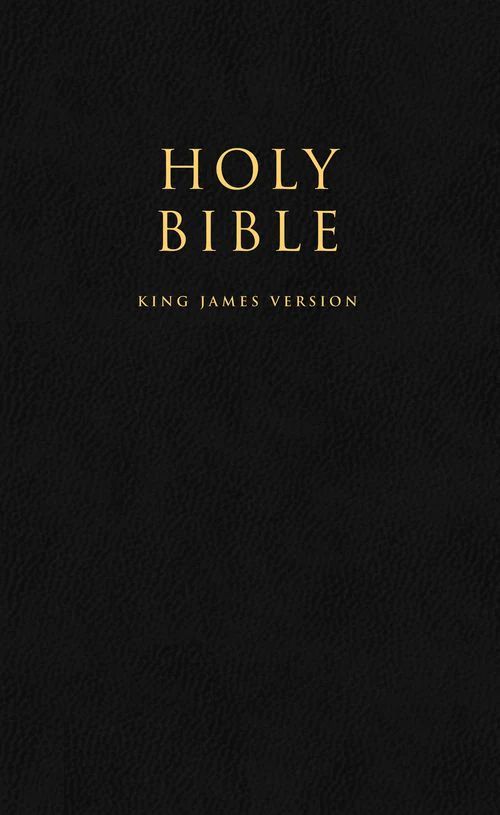 Holy Bible: King James Version (PB) - Black Leatherette Edition