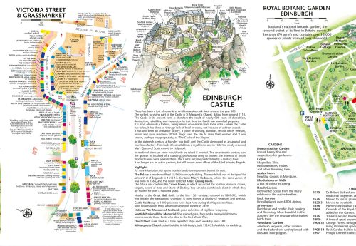 Discovering Edinburgh Illustrated Map