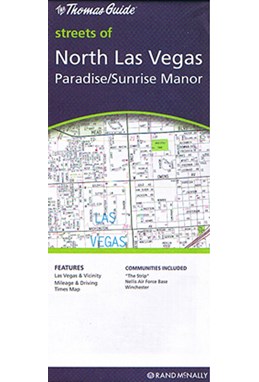 Las Vegas North: Paradise - Sunrise Manor - The Strip 1:15.000