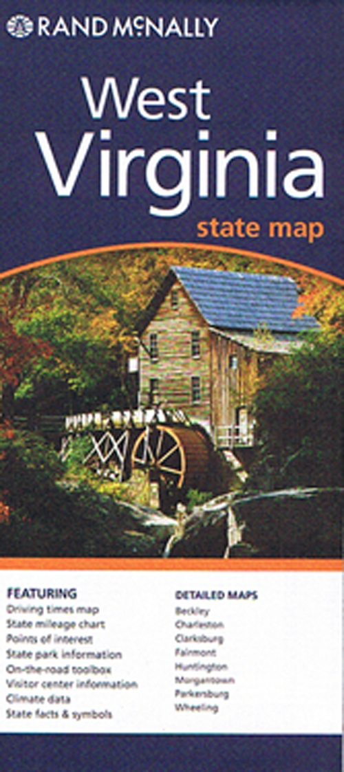 West Virginia State Map, Rand McNally