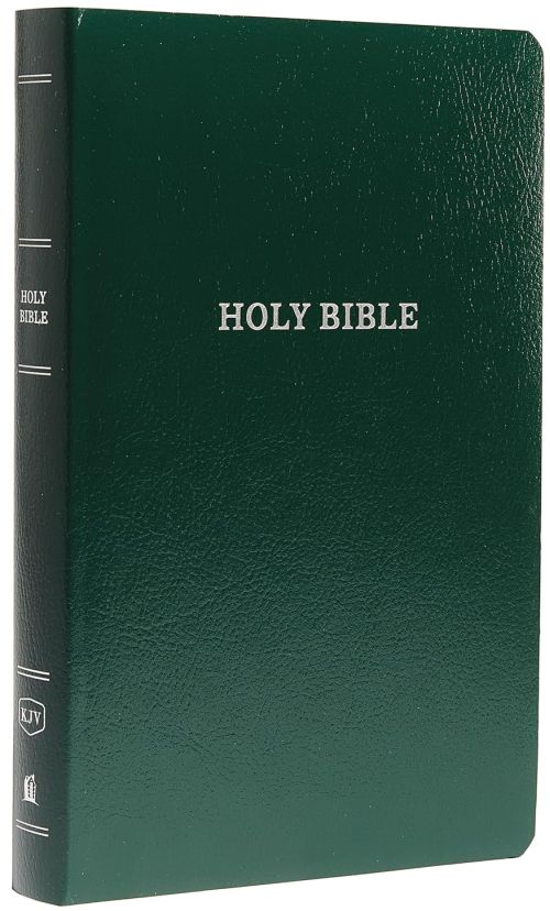 Holy Bible: King James Version (PB) - Green Leather-Look Edition