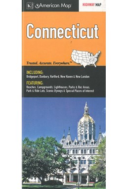 Connecticut Highway Map, American Map