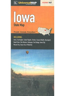 Iowa State Map, UniversalMap