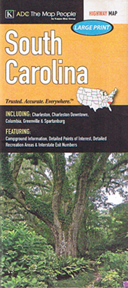 South Carolina, ADC Highway Map