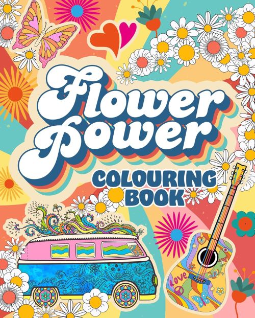 Flower Power Colouring Book (PB)