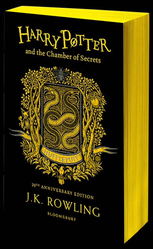 Harry Potter and the Chamber of Secrets - Hufflepuff Edition (PB, gul) - (2) Harry Potter