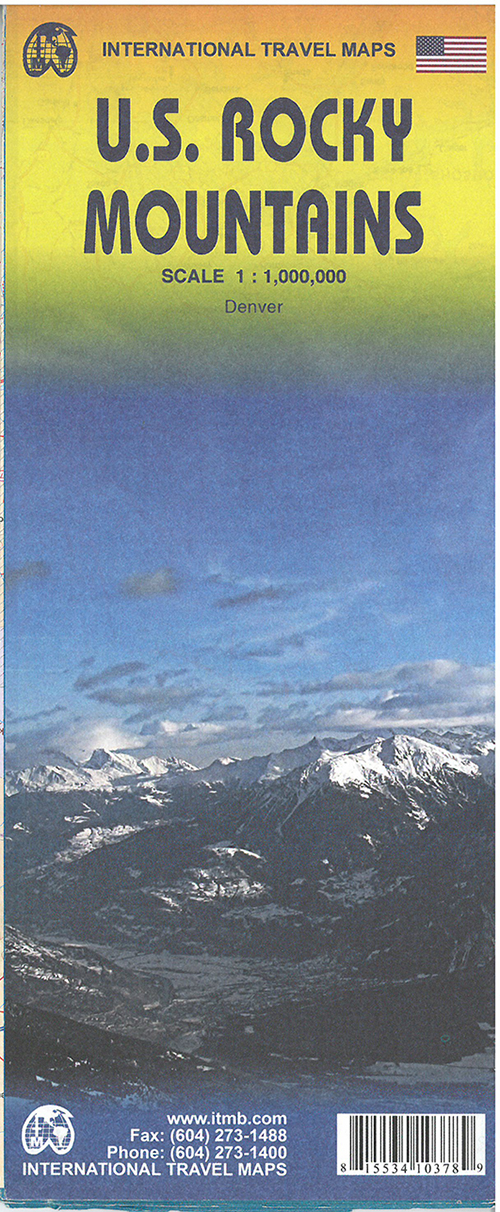 U.S. Rocky Mountains, International Travel Map