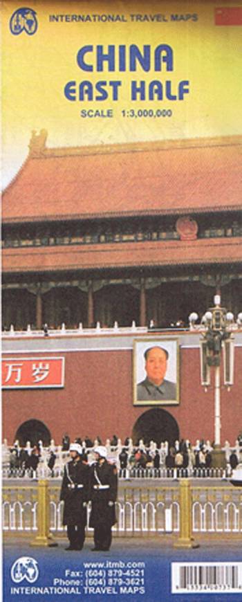 China East Half, International Travel Maps 1:3 mill.