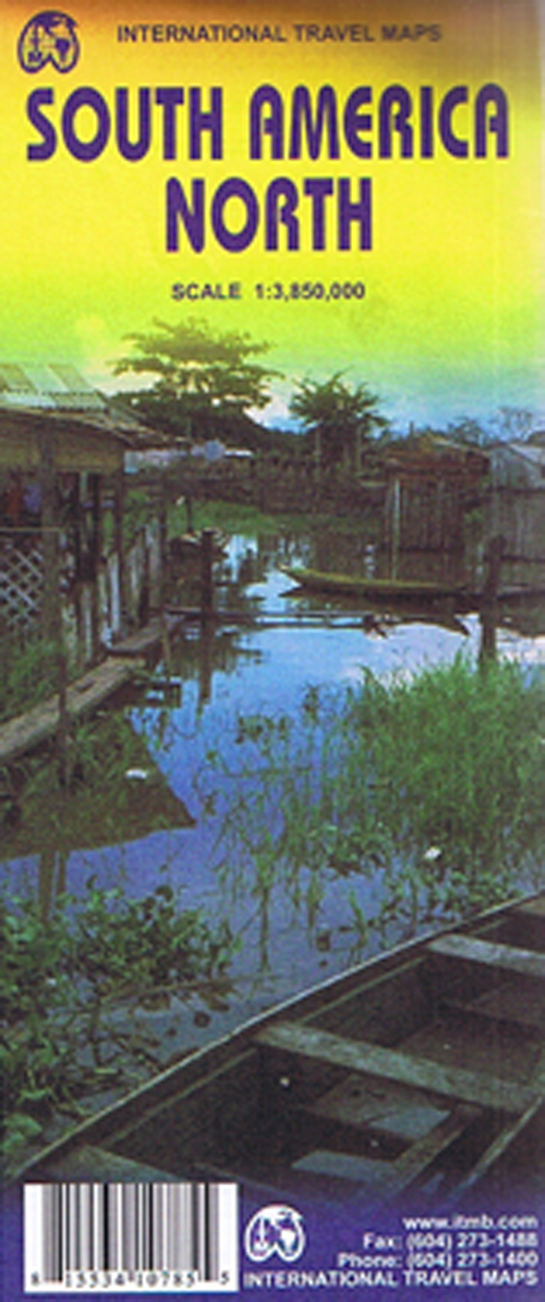 South America North, International Travel Maps