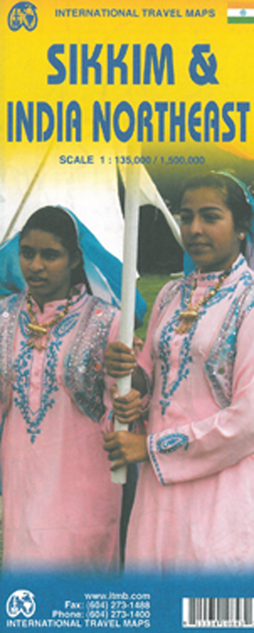 Sikkim & India Northeast, International Travel Maps