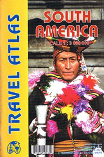 South America Travel Atlas, International Travel Maps 1:3 mill.