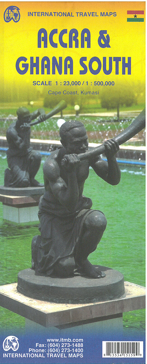 Accra & Ghana South, International Travel Maps