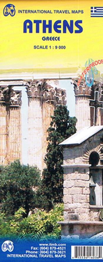 Athens, International Travel Maps 1:9.000