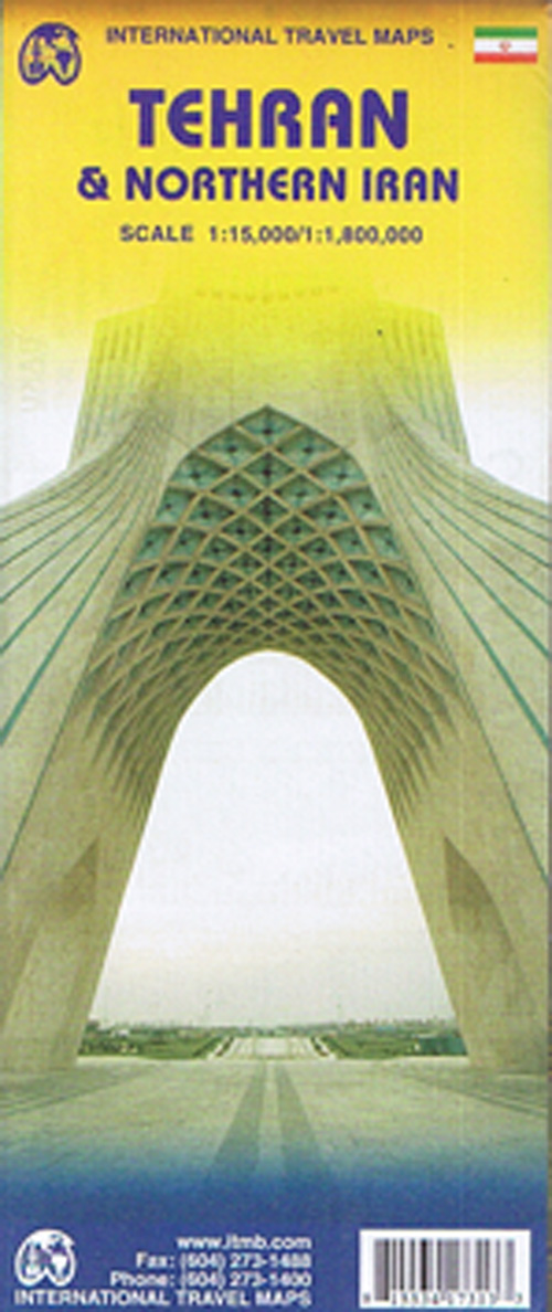 Tehran & Northern Iran, International Travel Maps 1:15.000/1.8 mill.