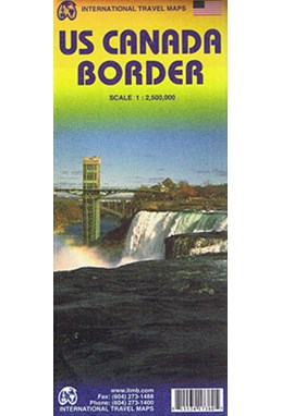 USA Canada Border, International Travel Maps