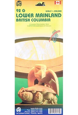 Lower Mainland British Columbia,  International Travel Maps 1:250.000