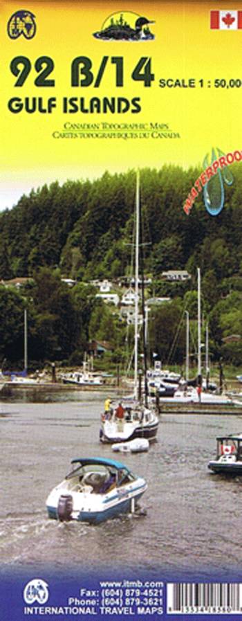 Nanaimo & Gulf Islands, Vancouver Island South, International Travel Maps