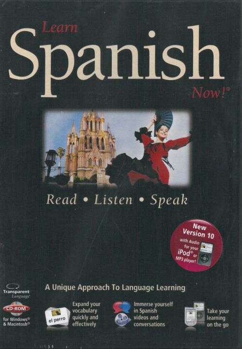 Spanish Now, CD-ROM  (Version 10 with audio for iPod or MP3 player)