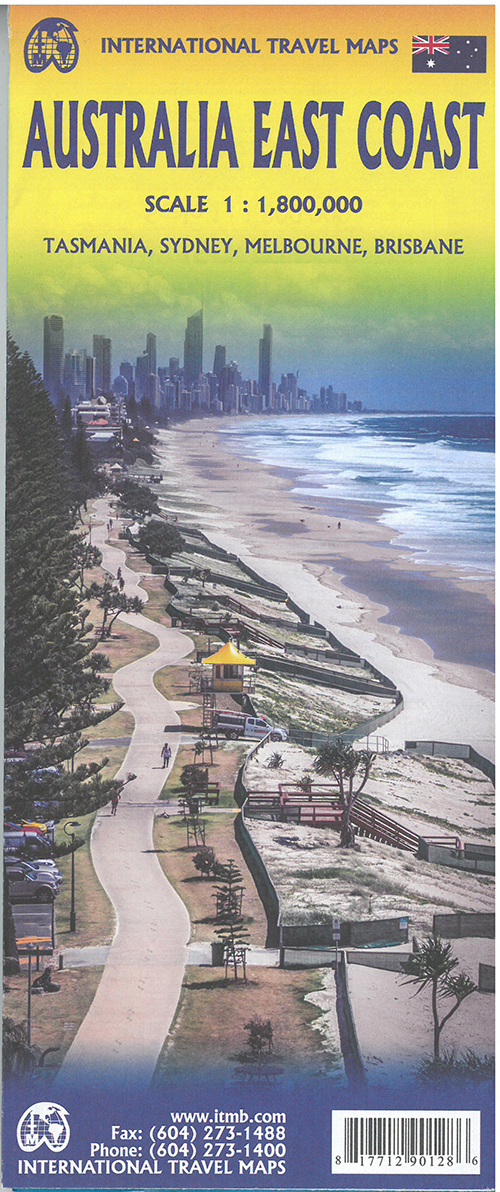 Australia East Coast, International Travel Maps