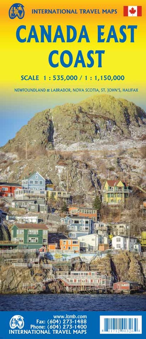 Canada East Coast, International Travel Maps