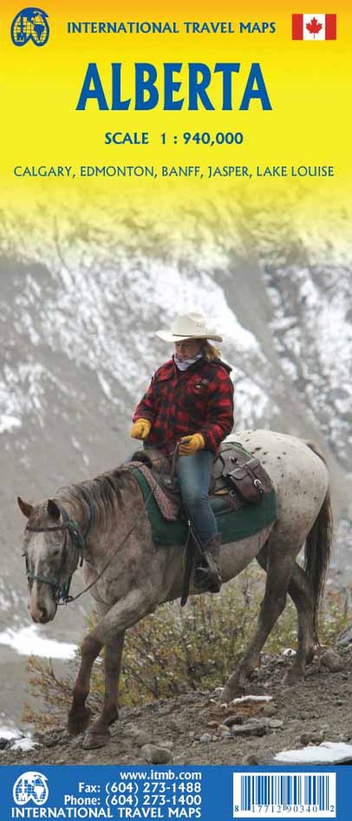 Alberta, International Travel Map