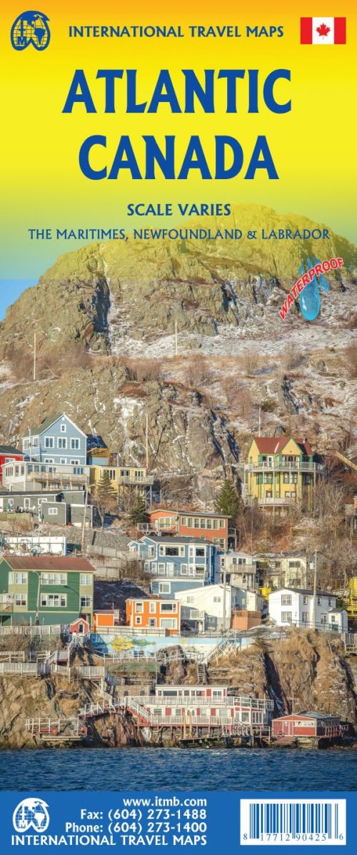 Atlantic Canada: The Maritimes, Newfoundland & Labrador, International Travel Maps