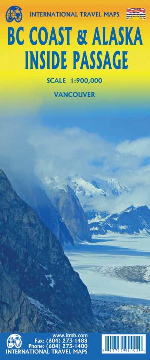 British Columbia Coast & Alaska Inside Passage, International Travel Maps