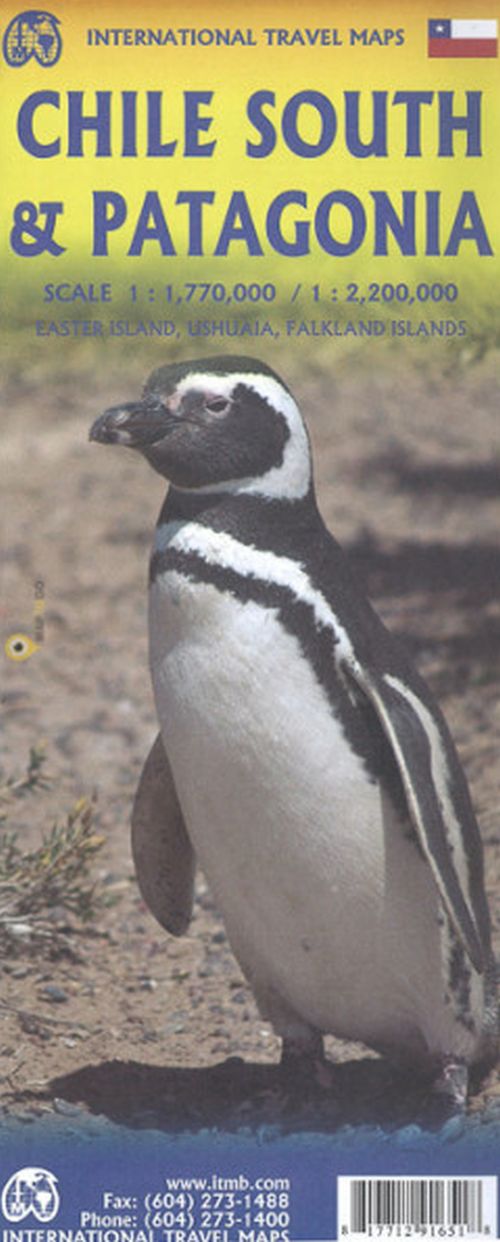 Chile South & Patagonia, International Travel Maps