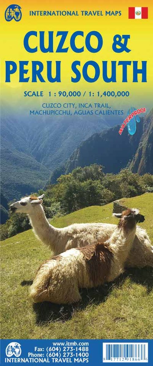 Cuzco & Peru South, International Travel Maps 1:90.000/1:1,4 mill.