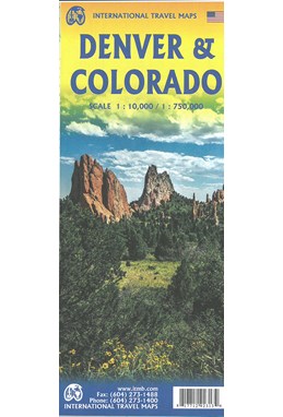 Denver & Colorado Travel Reference Map