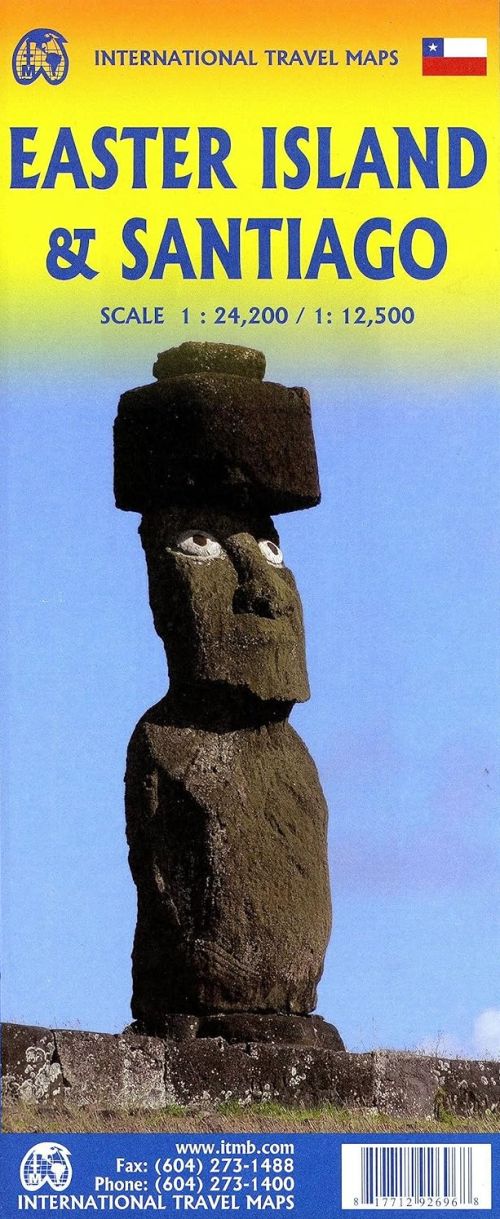 Easter Island & Santiago, International Travel Maps