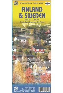 Finland & Sweden, International Travel Maps