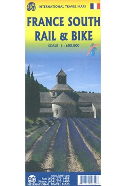 France South Rail and Bike, International Travel Maps
