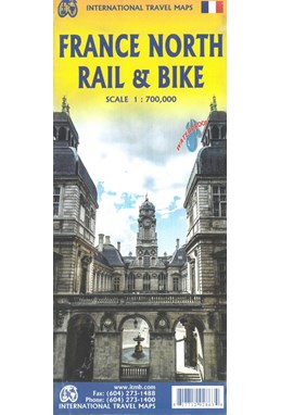 France North Rail & Bike, International Travel Maps