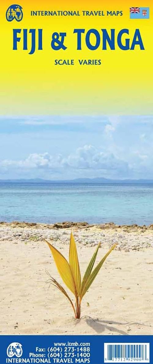 Fiji & Tonga, International Travel Maps