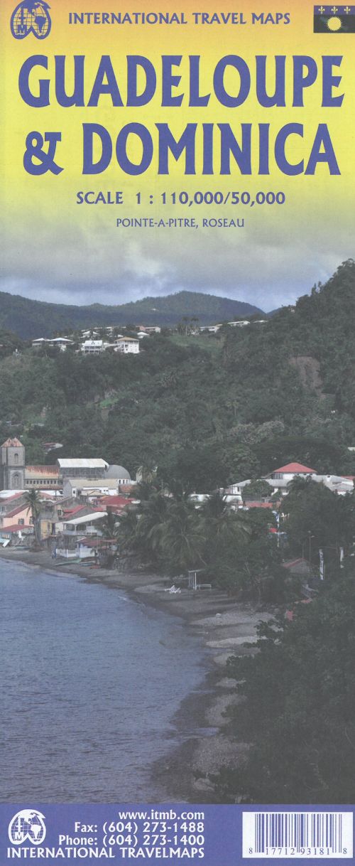 Guadeloupe & Dominica, International Travel Maps