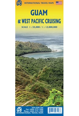 Guam & West Pacific Crusing, International Travel Map