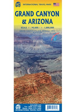 Grand Canyon & Arizona, International Travel Maps