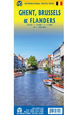 Ghent, Brussels & Flandern, International Travel Maps