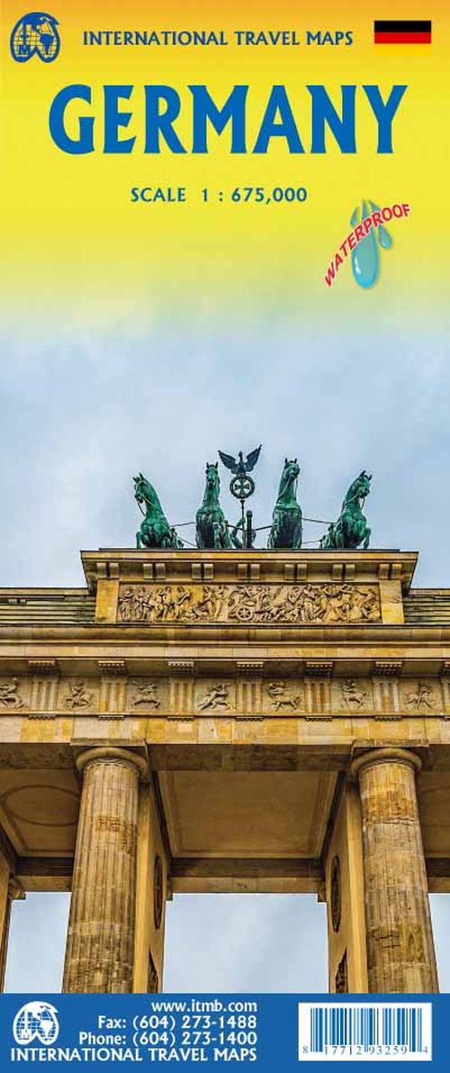 Germany, International Travel Maps 1:675,000