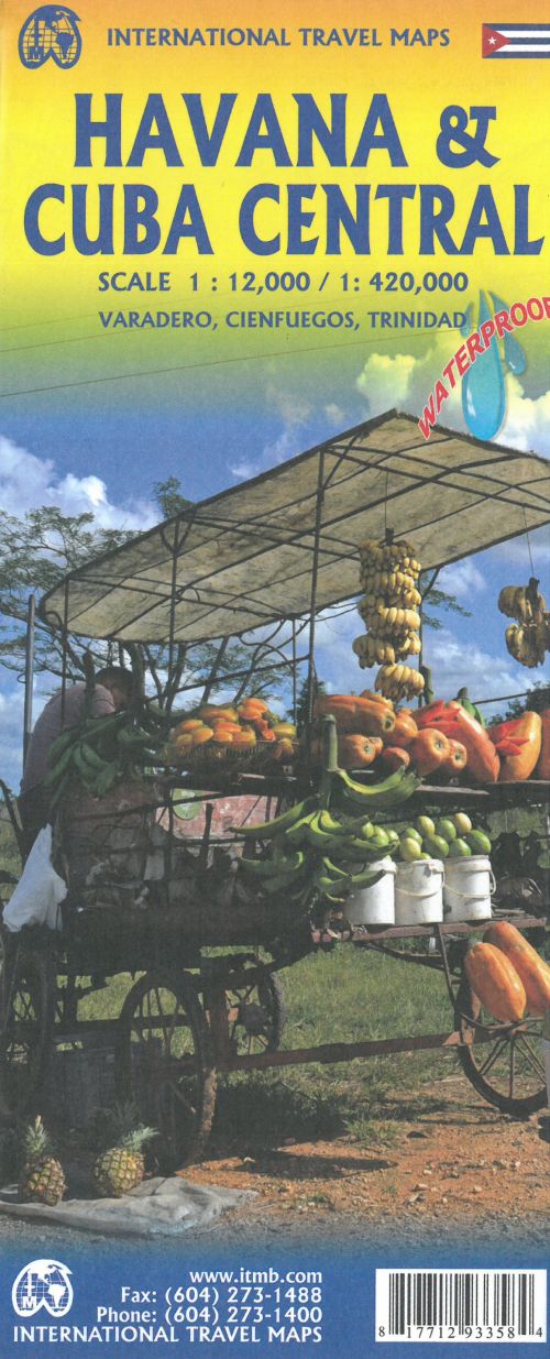 Havana & Cuba Central, International Travel Maps