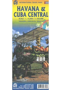 Havana & Cuba Central, International Travel Maps